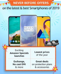 Amazon Great Indian Festival offer list 2019